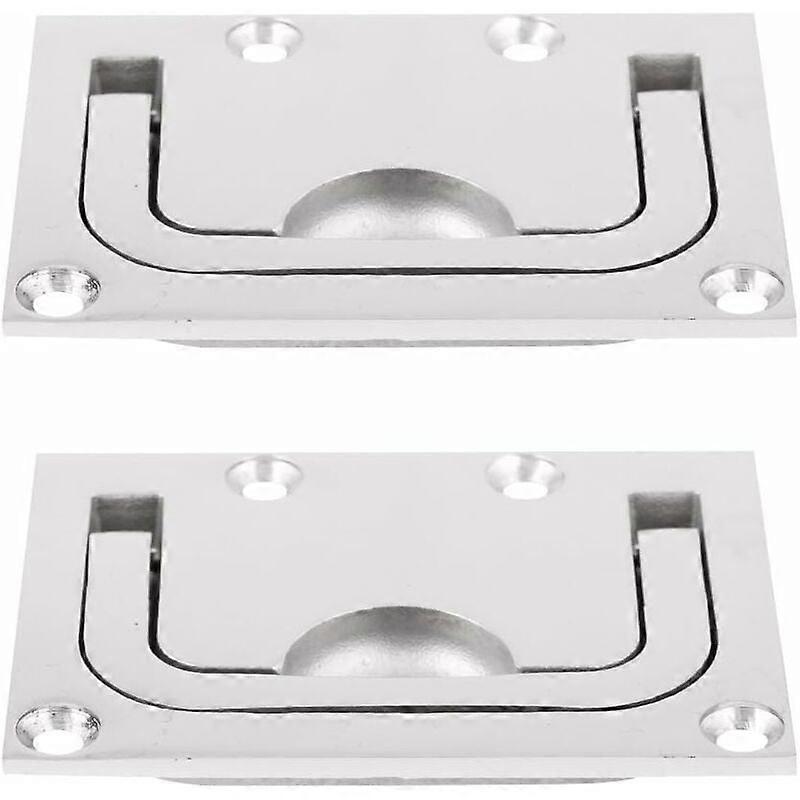 Rostfria handtagslås för båtlucka, 2 st