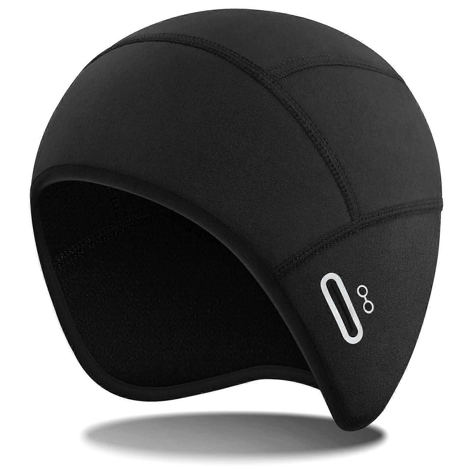 Thermal Helmet Liner for Cycling and Winter Use, Fleece Material, One Size Fits Most, Breathable and Insulated