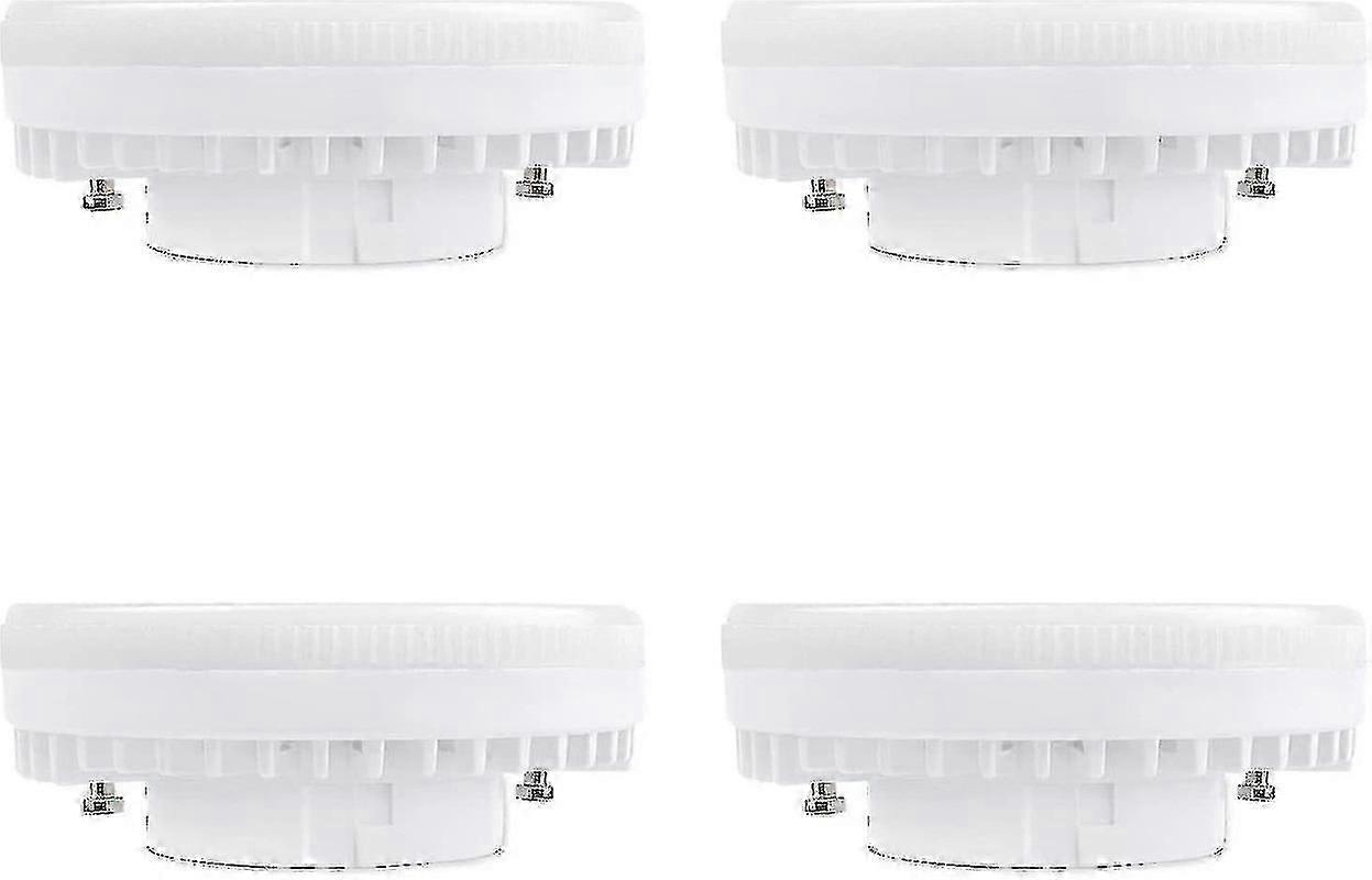 4pcs gx53 led זרקור 9w לבן חם 3000k, 900lm, ac 230v, gx53 cfl שווה ערך 15-18w, 120reflector נורה, לא ניתן לעמעום [אנרגיה Class A +]XH