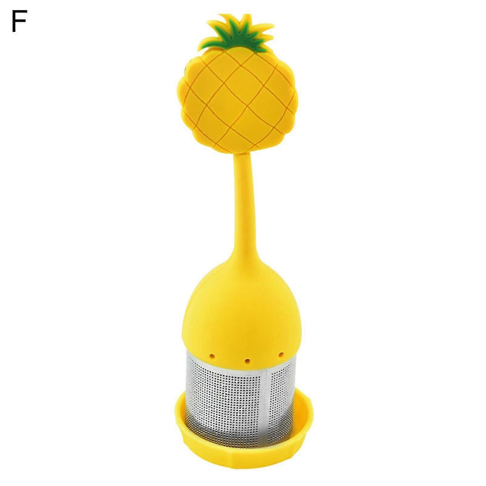 מסנן תה מושך את העין בידוד חום סיליקון מסננת תה פירות צמחי נגד עיוות לבית