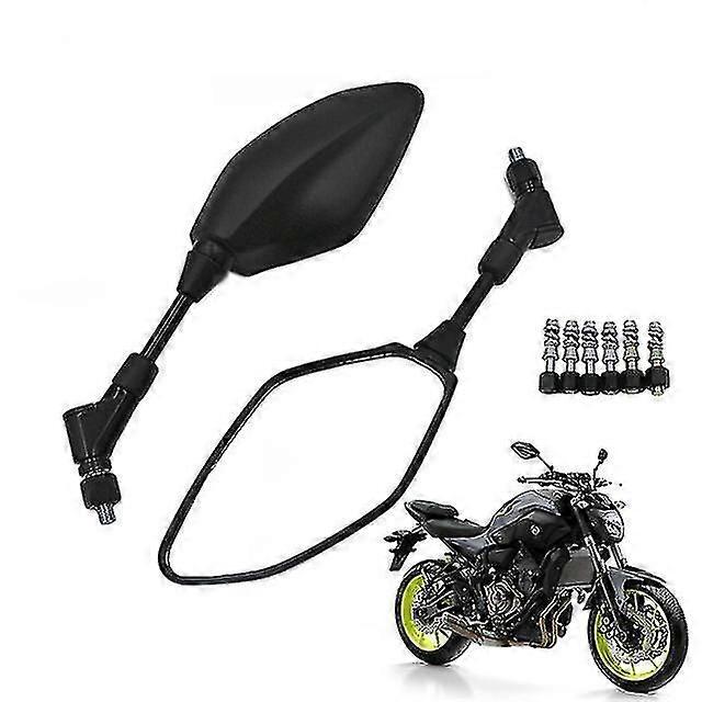 Motorcycle Rearview Side Mirror For Yamaha Mt07 Mt01 Mt03 Mt09 Mt10 250cc-1000cc Universal Modified Motos Side-view Glasses