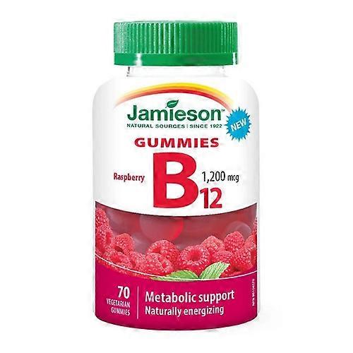 Jamieson Vitamins Vitamin B12 Gummies Natural Raspberry,1,200 Mcg,70 Gummies