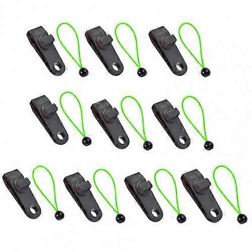 10 pcs. Reusable Tent Clips Windproof Plastic Heavy Linoleum Tent Clips Camping