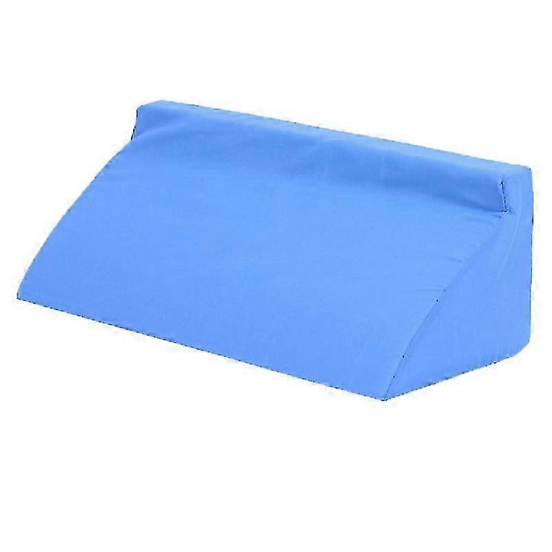 for Blue Triangle Pillow for Back Support - Concealed Zip, Removable Washable Foam (50X25X15cm)