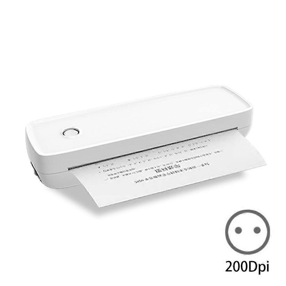 Portable HD Wireless Thermal Printer Durable Rechargeable Mobile Printer for Office Homework