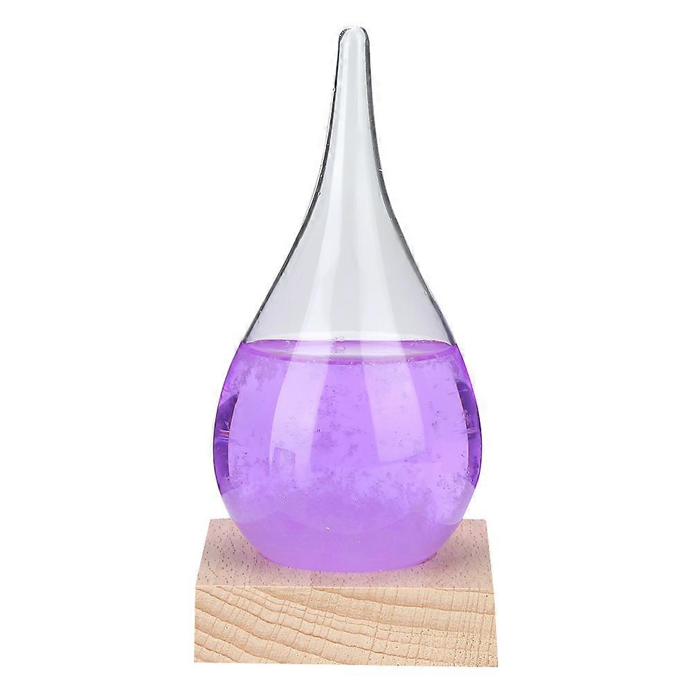 Weather Forecast Glass Drop Shape Bottle Model Standard Size Medium Material Glass Color Clear Style Modern