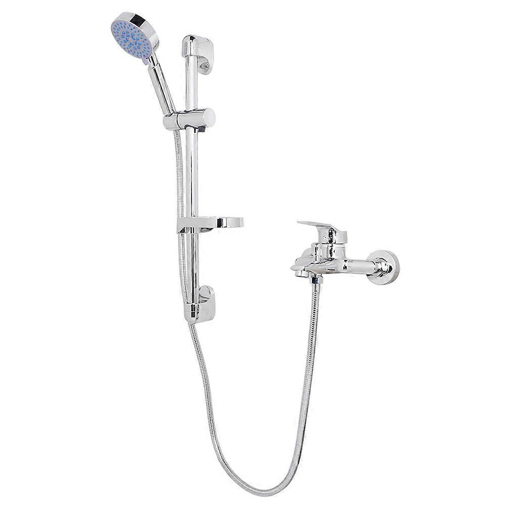 Copper Shower Set With Soap Dish And Lifting Rod Solid Copper Construction Bathroom Hardware