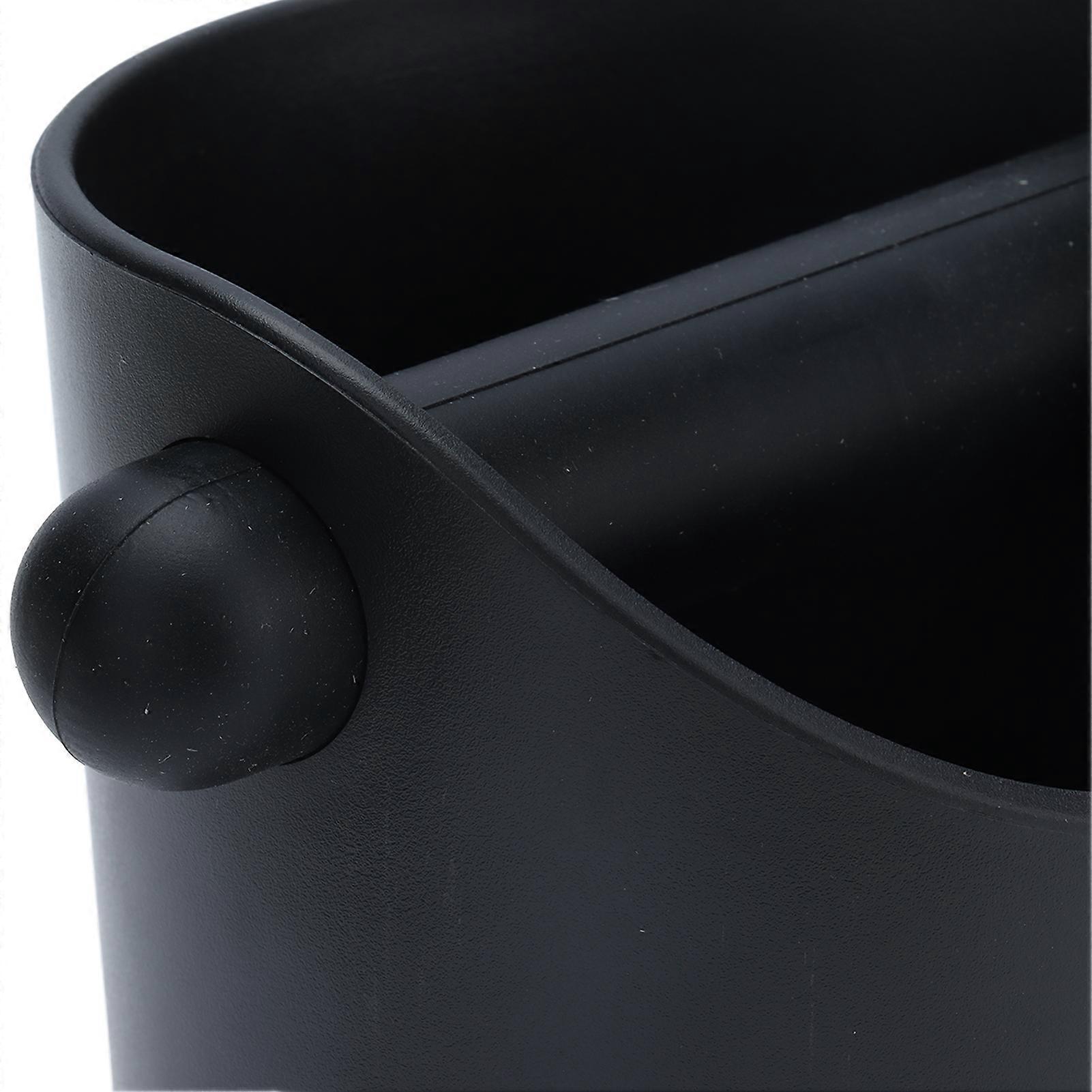 Oblique Black Coffee Knock Box, Model Oblique, Size Standard, Countertop Use, For Coffee Shops And Kitchens