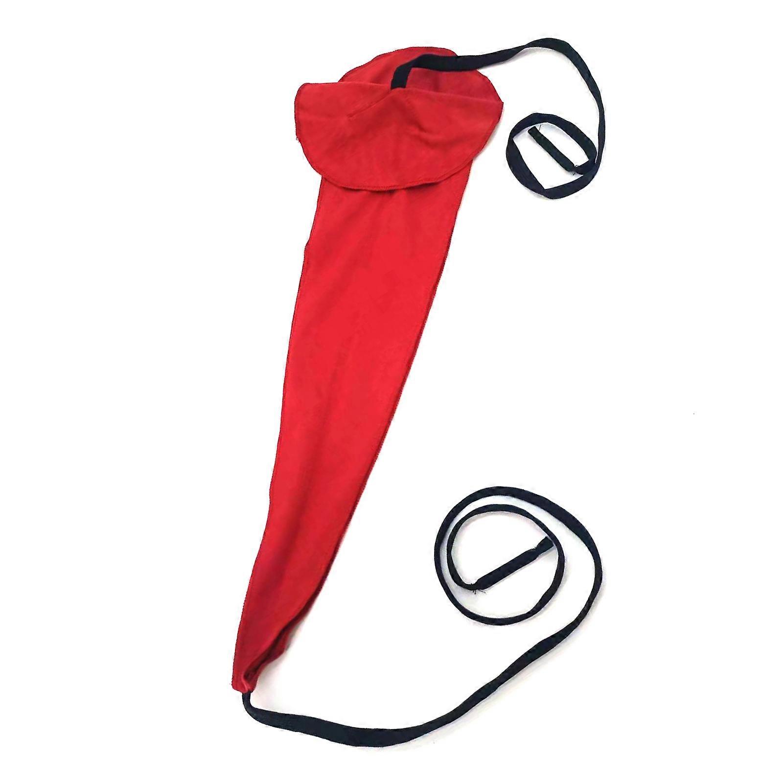 Saxophone Cleaning Cloth for Sax Clarinet Horn & Wind Instrument Maintenance Care Sax Mouthpiece Cleaning Cloth Swab Rag  Red