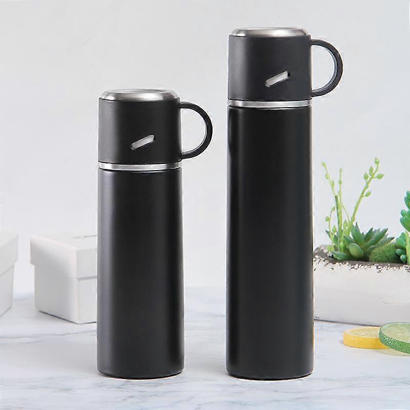 Stainless Steel 304 Vacuum Flask with A Dual-purpose Portable Water Cup for Men and Women Business Bullet Portable Gift Cups.