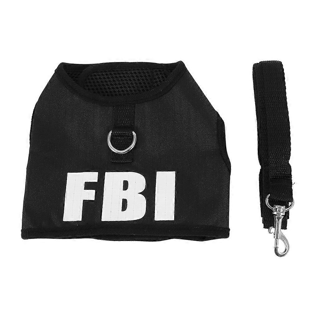 Pet Cat Dog Walking Chest Vest with Lead Leash
