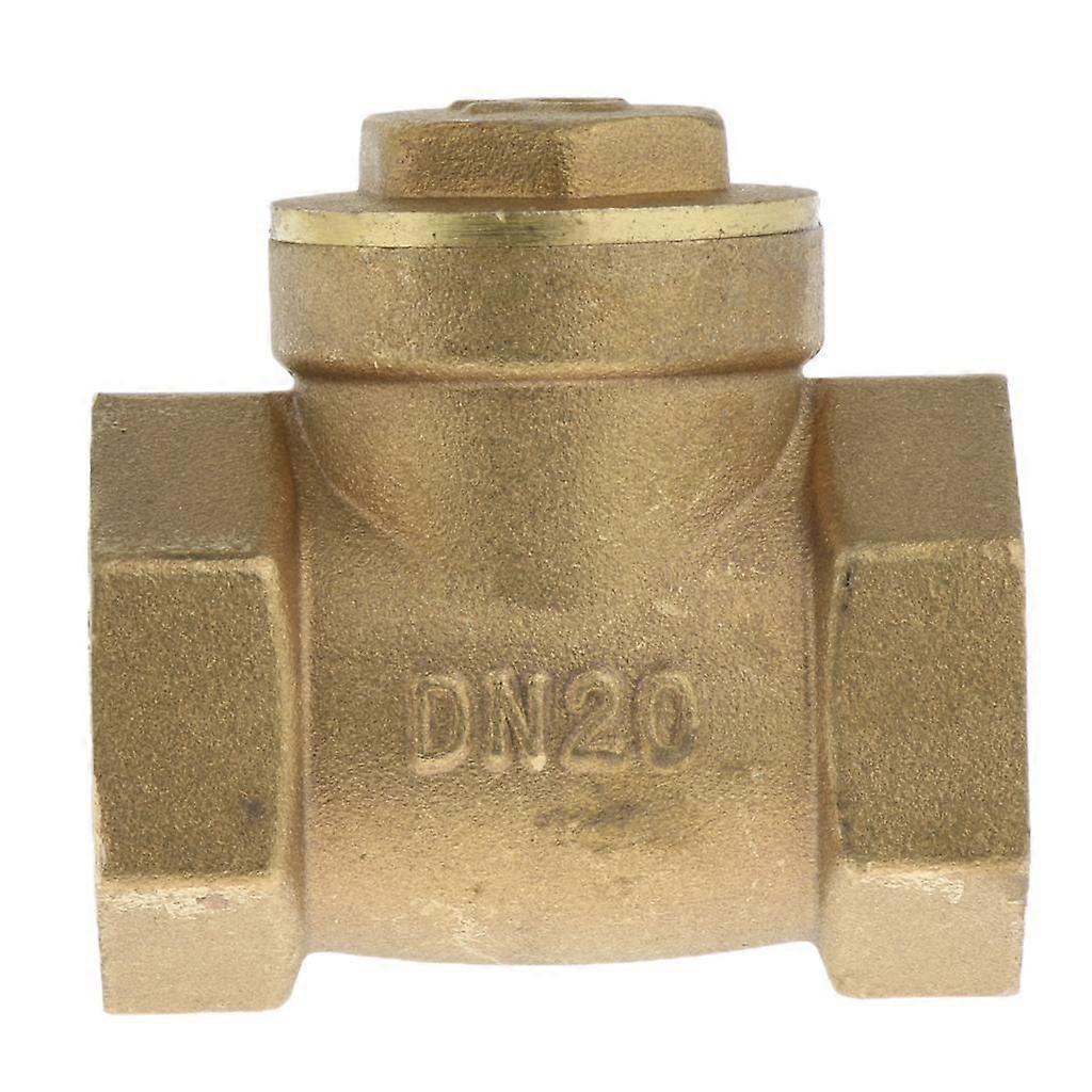 Brass Swing Check (Non-return) DN20 3/4 inch Female Thread