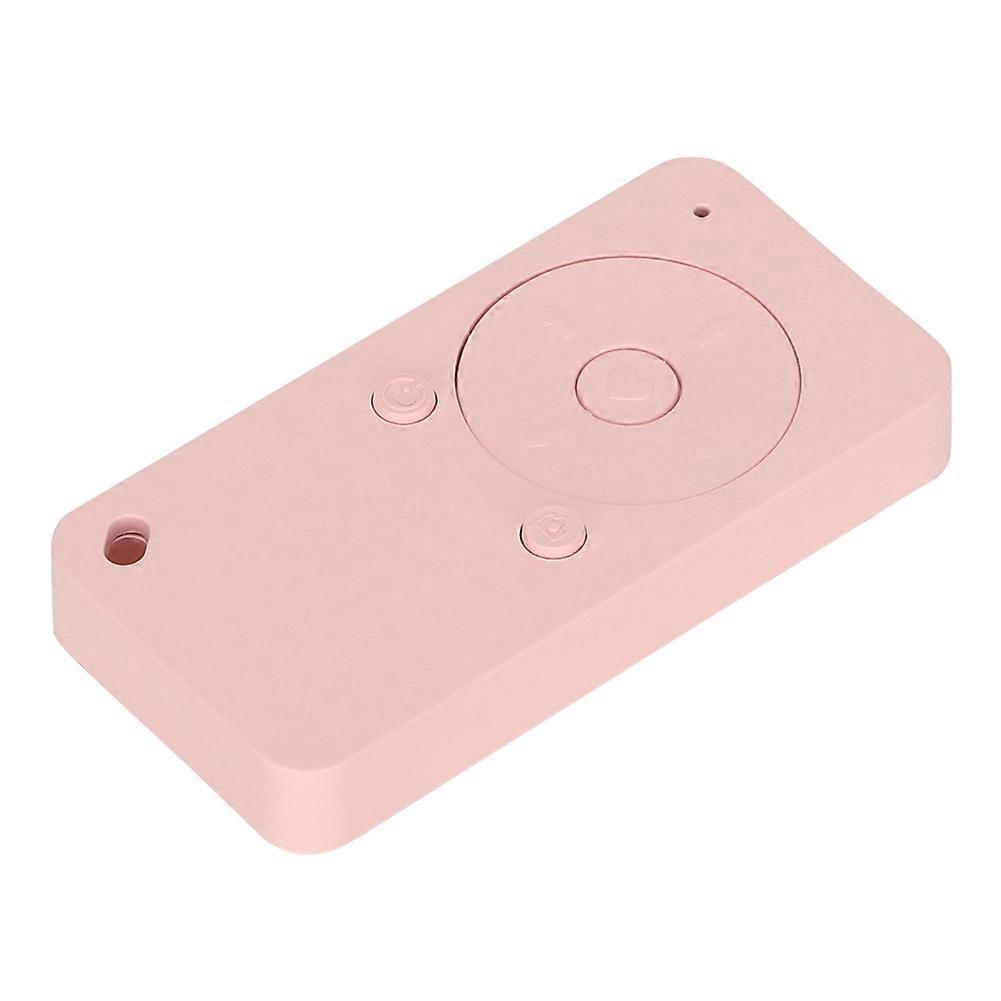 Wireless Bluetooth Phone Self Timer Selfie Video Page Turning Shutter Remote Control(Pink)