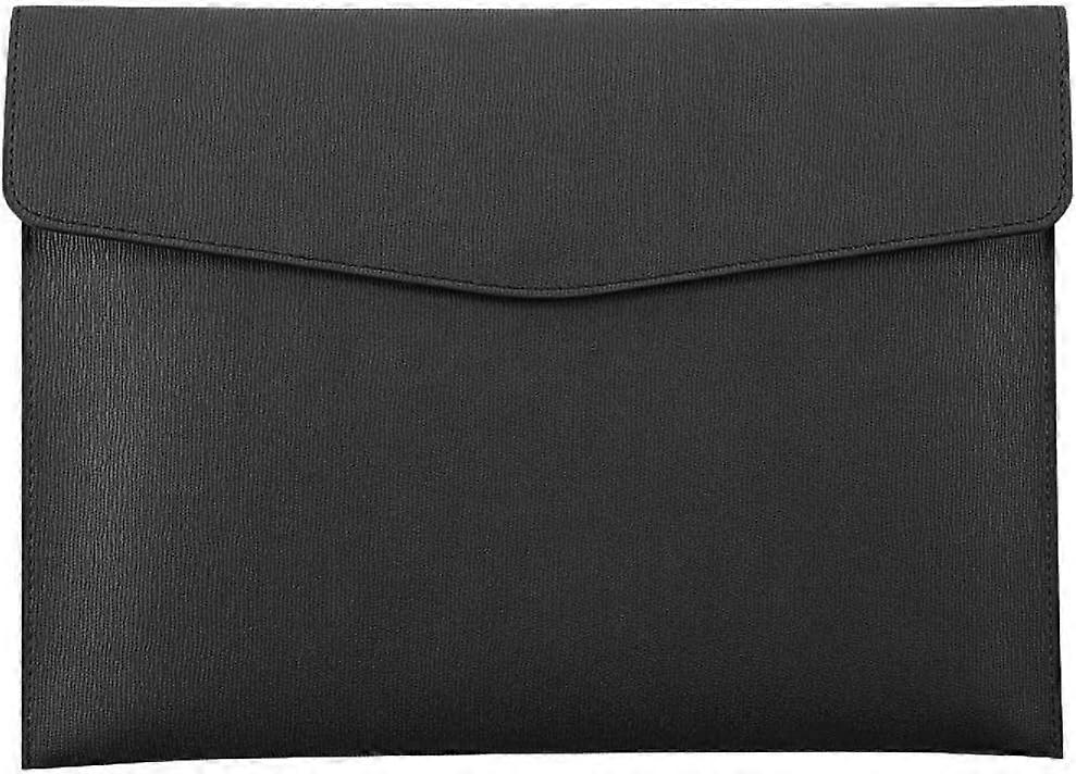Document Holder, Elegant PU Leather File Folder, Waterproof Document Organizer, Stylish Design with Magnetic Closure, Large Capacity for A4 Paper,