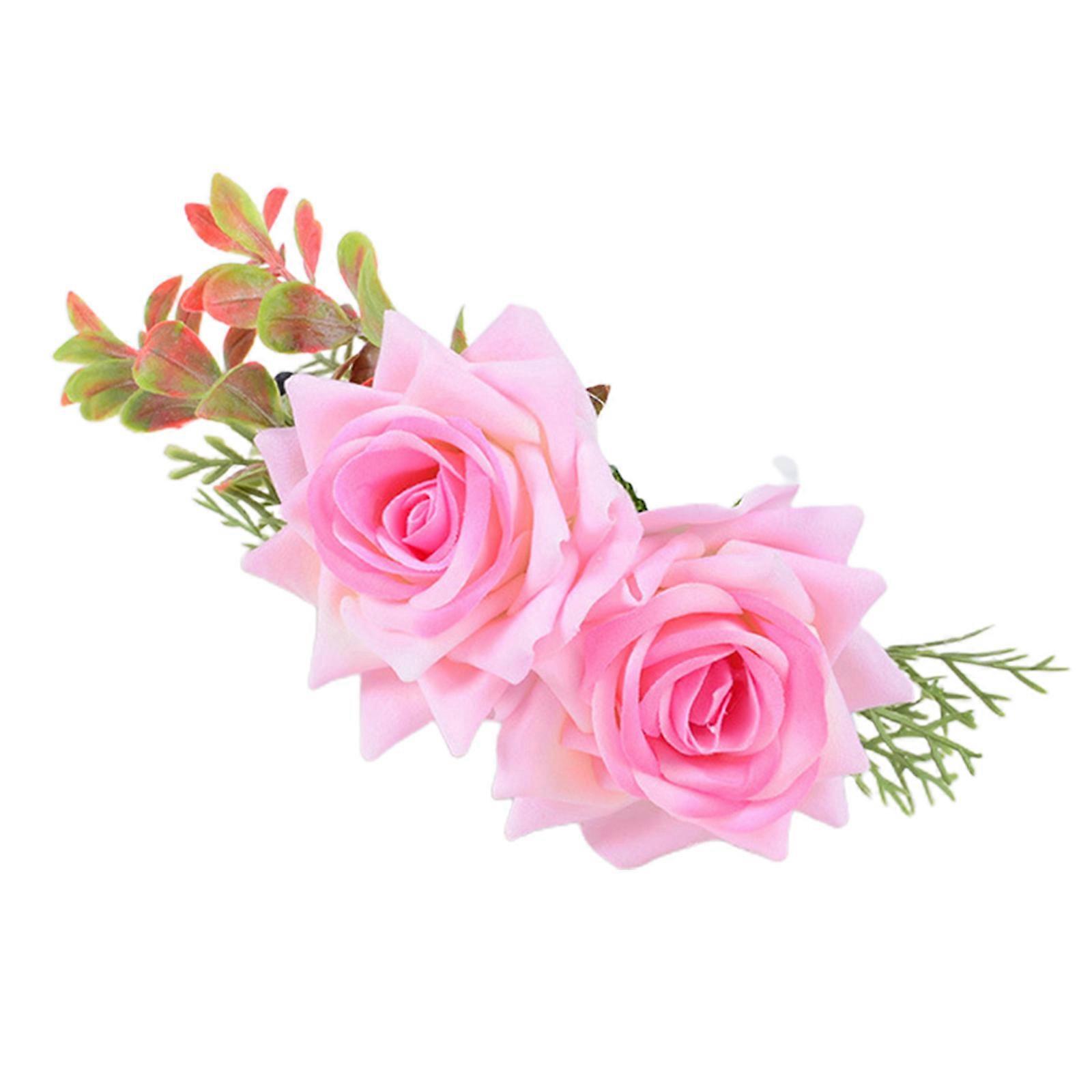 Delicate Faux Floral Hair Band Thin Side Hair Band Lolita Flower Shape Hoop Headband Headband for Girls Hair Accessories