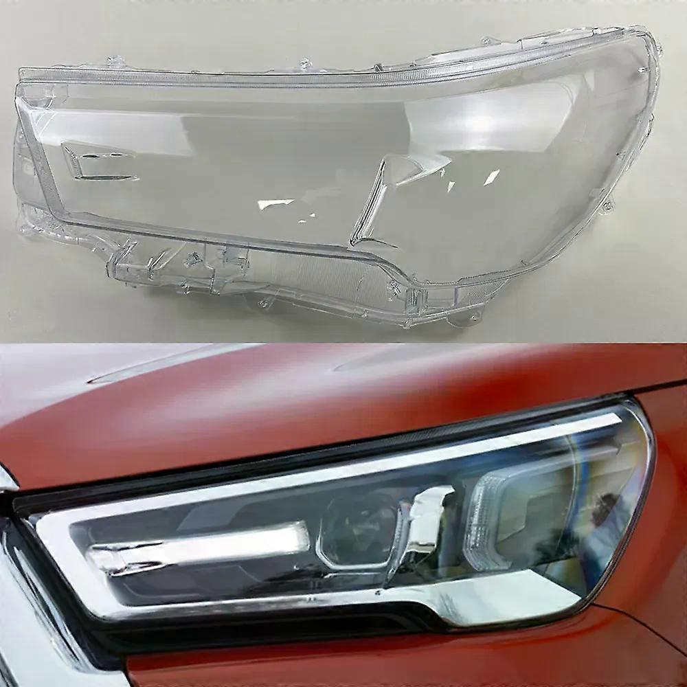 Headlight Cover Lamp Shade Transparent Headlamp Lens For Toyota Hilux 2019 2020 2021 Replace Original Lampshade