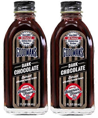 Goodman's Dark Chocolate Extract 2 Pack