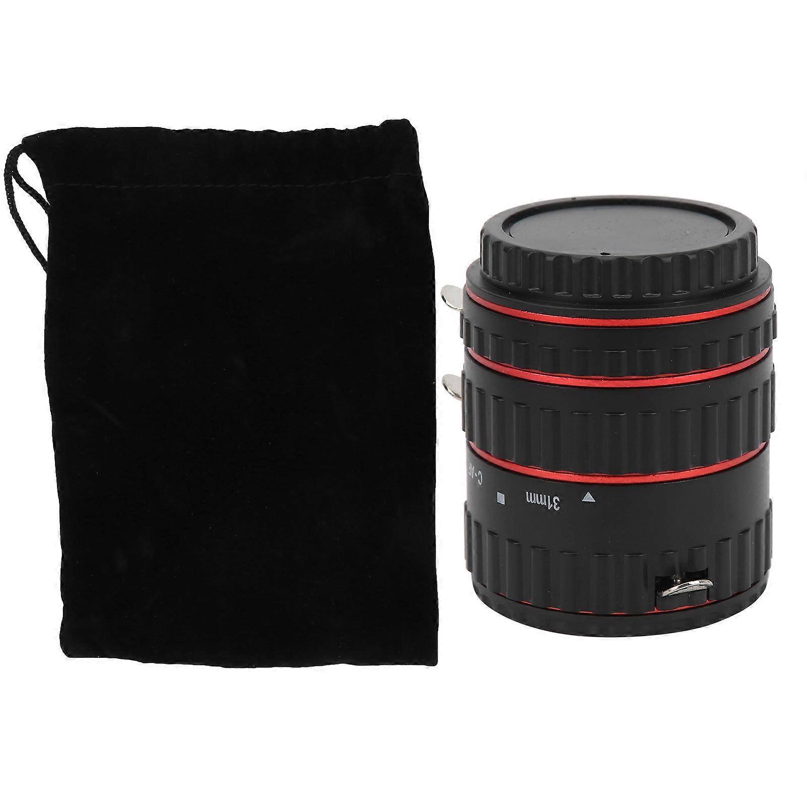 Macro Extension Tube Adapter for Canon EF Mount - Adjustable Auto Focus & Aperture