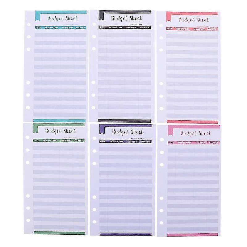 20pcs Budget Planner