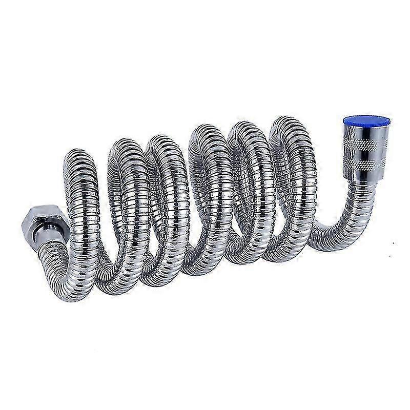 Dusjslange, Universal Rustfritt Stål DusjRør Lang Utskifting Dusjslange For Badekar Kraner - Forkrommet (1 stk, Sølv)