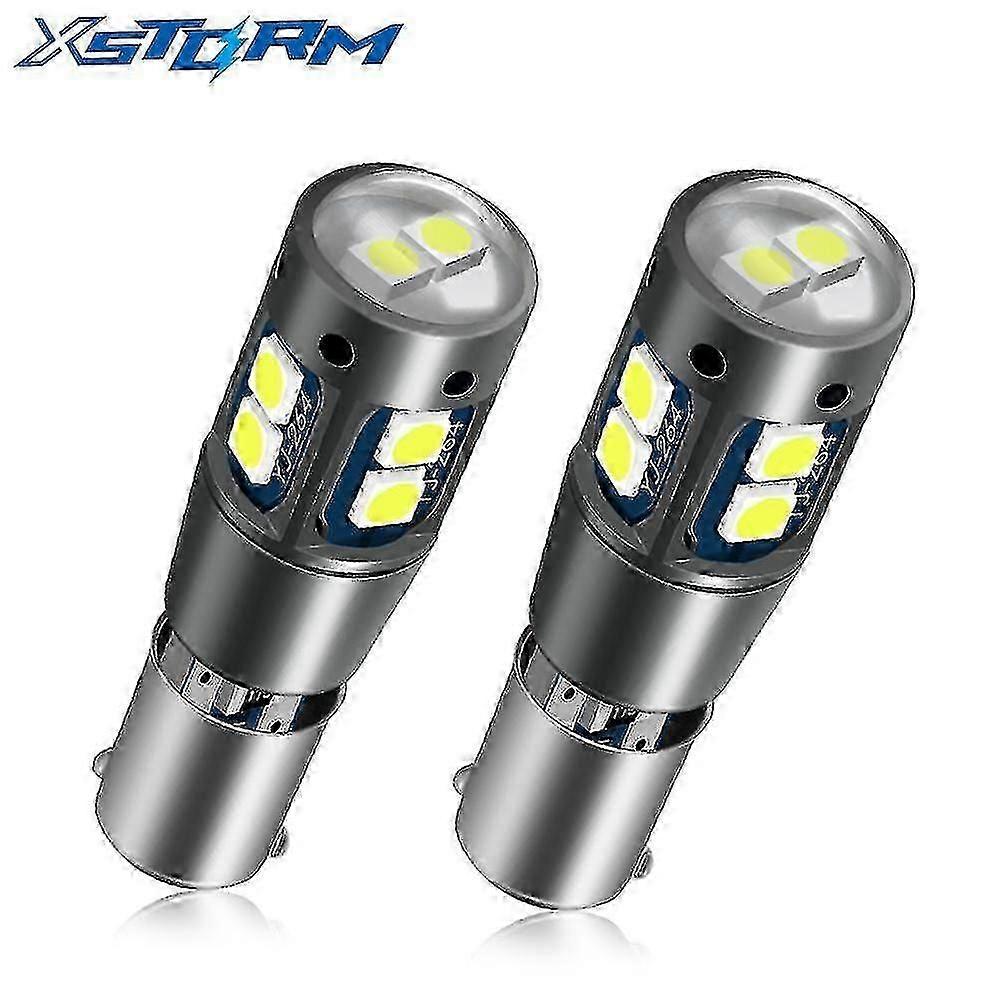 2pcs Ba9s Bax9s Bay9s Led 전구 T4w H21w H6w Canbus 오류 무료 10smd 3030 칩 자동차 번호판 빛 자동 주차 램프 12v