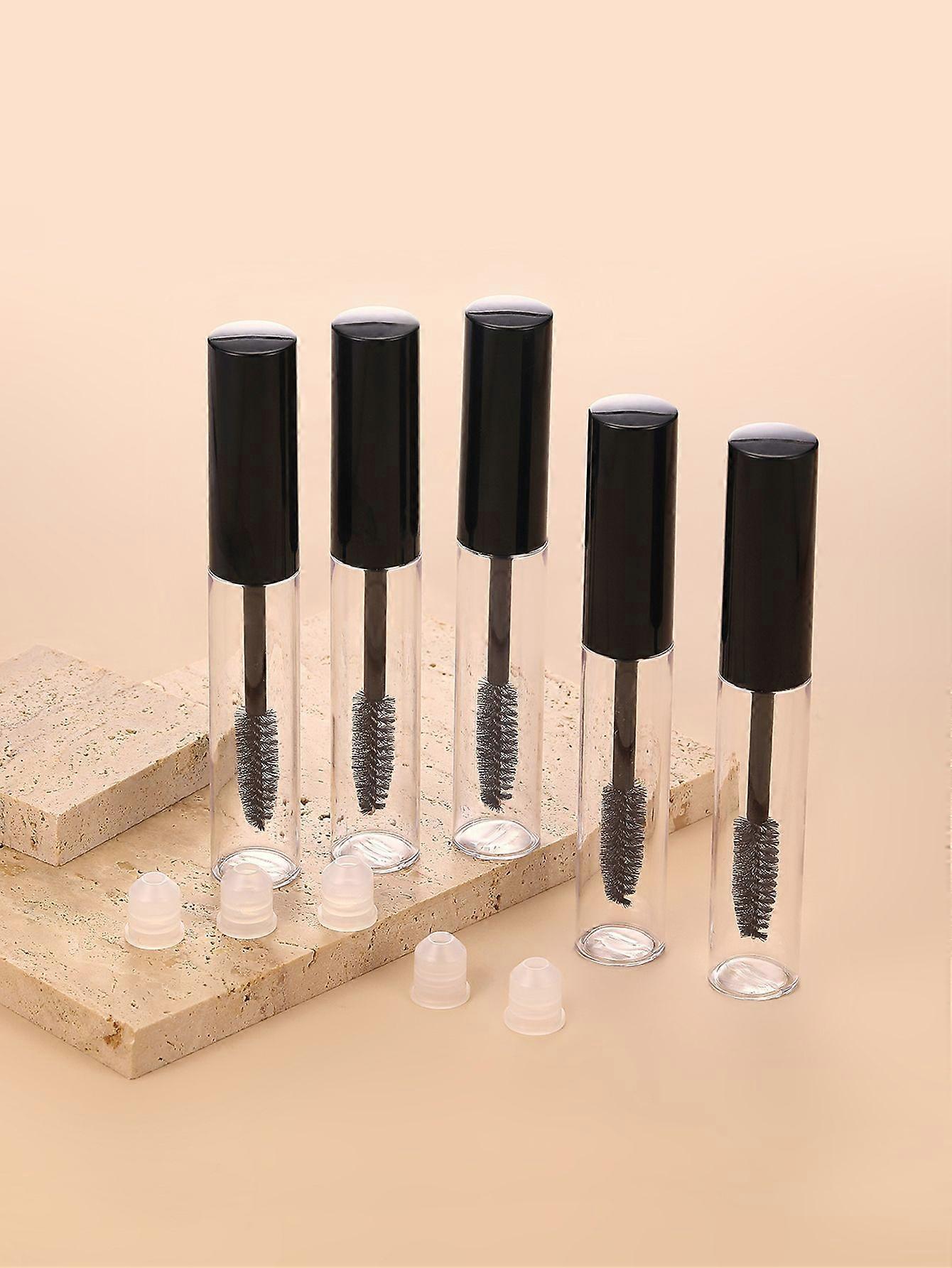 5 PCS 10ml Reusable Mascara Tubes for Travel and Home Use Eco-Friendly Container for Eyelash Care