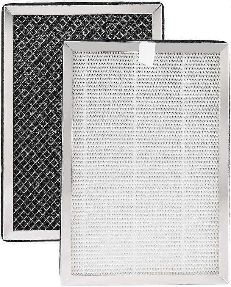 2 Pack Replacement 3-in-1 True HEPA Activated Filters Carbon for Air Purifier Series S1/W1/B1