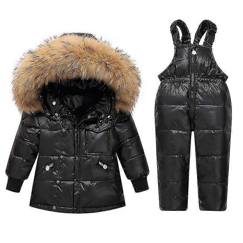 Çocuk Giyim Setleri Bebek @BUGU İçin Kış Kapüşonlu Ördek Aşağı Ceket