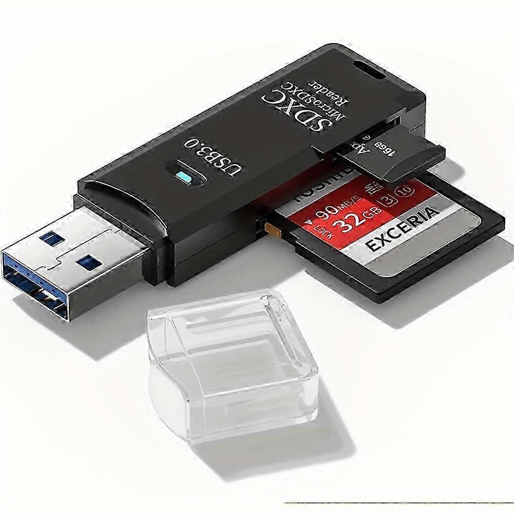 USB3.0 Micro SD Kart Okuyucu, 5Gbps 2'si 1 arada SD Kart Okuyucu USB Adaptörüne, SDXC, SDHC, MMC, RS-MMC, Micro SDXC, Wansurs Hafıza Kartı Okuyucu için Uygun