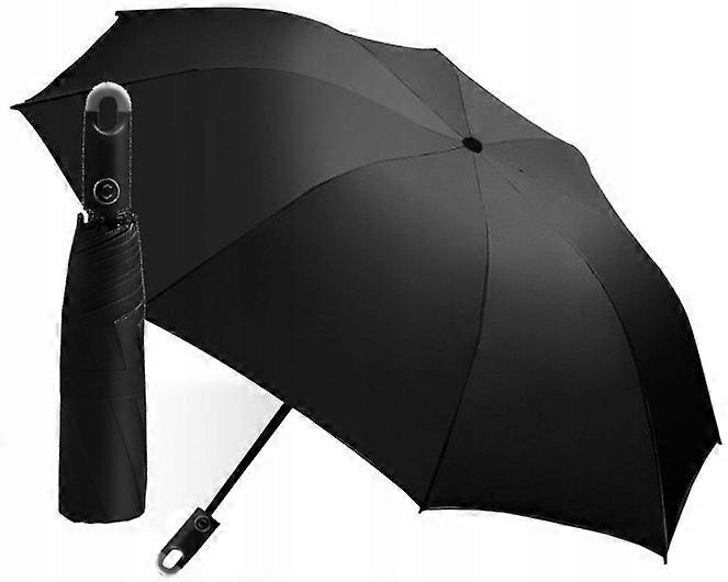 Edibazzar Automatic Umbrella, Foldable, With Cover Black