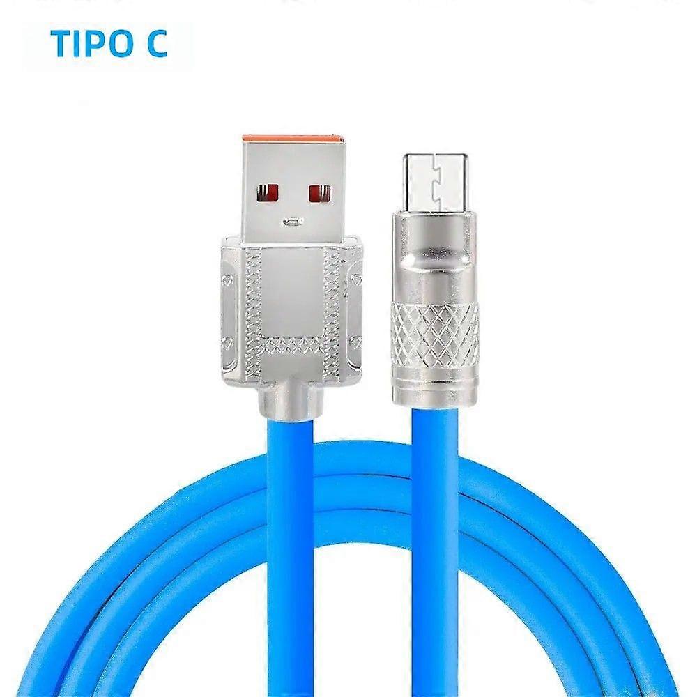 120W 7A Micro USB Fast Charging Cable with Liquid Silicone LED for Xiaomi Redmi Android POCO Data Cable Strap