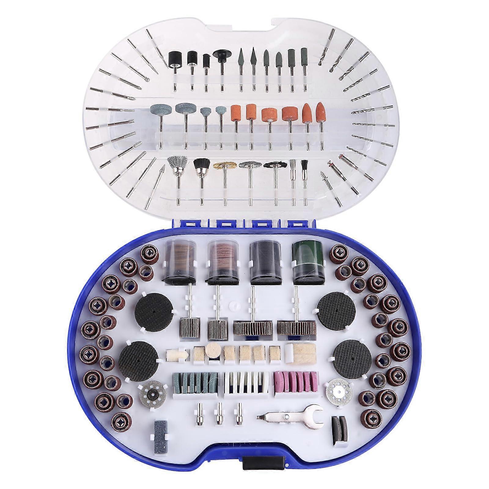 276 Piece Rotary Tool Accessory Kit for Electric Grinders, Sanding, Polishing, and Cutting with Storage Case
