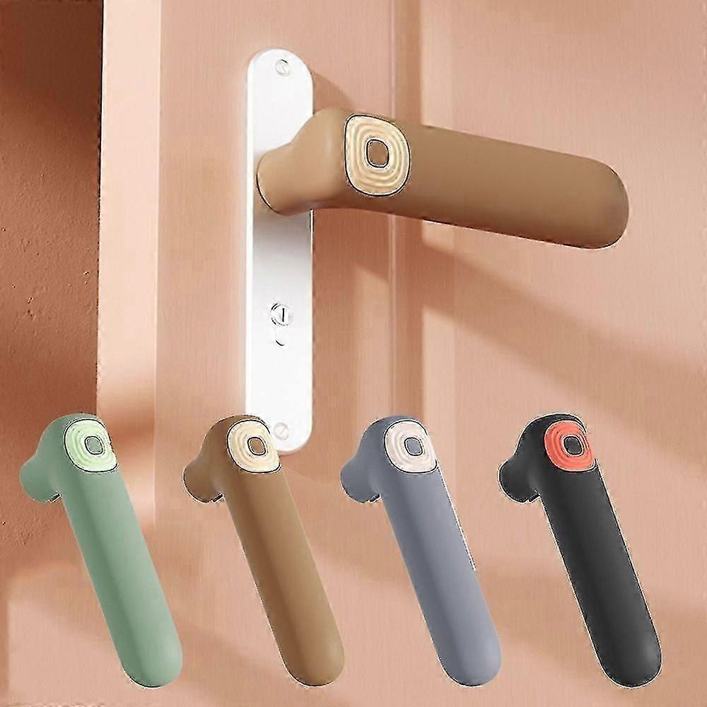 נגד התנגשות דלת סיליקון כיסוי ידית שרוול ידית אנטי סטטי מגן קיר בטיחות לתינוקות משק בית לחדר שינה סלון