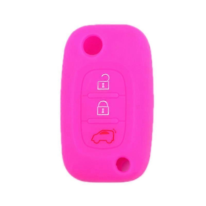 For Mercedes-Benz Smart Folding 2pcs 3 Button Silicone Key Case