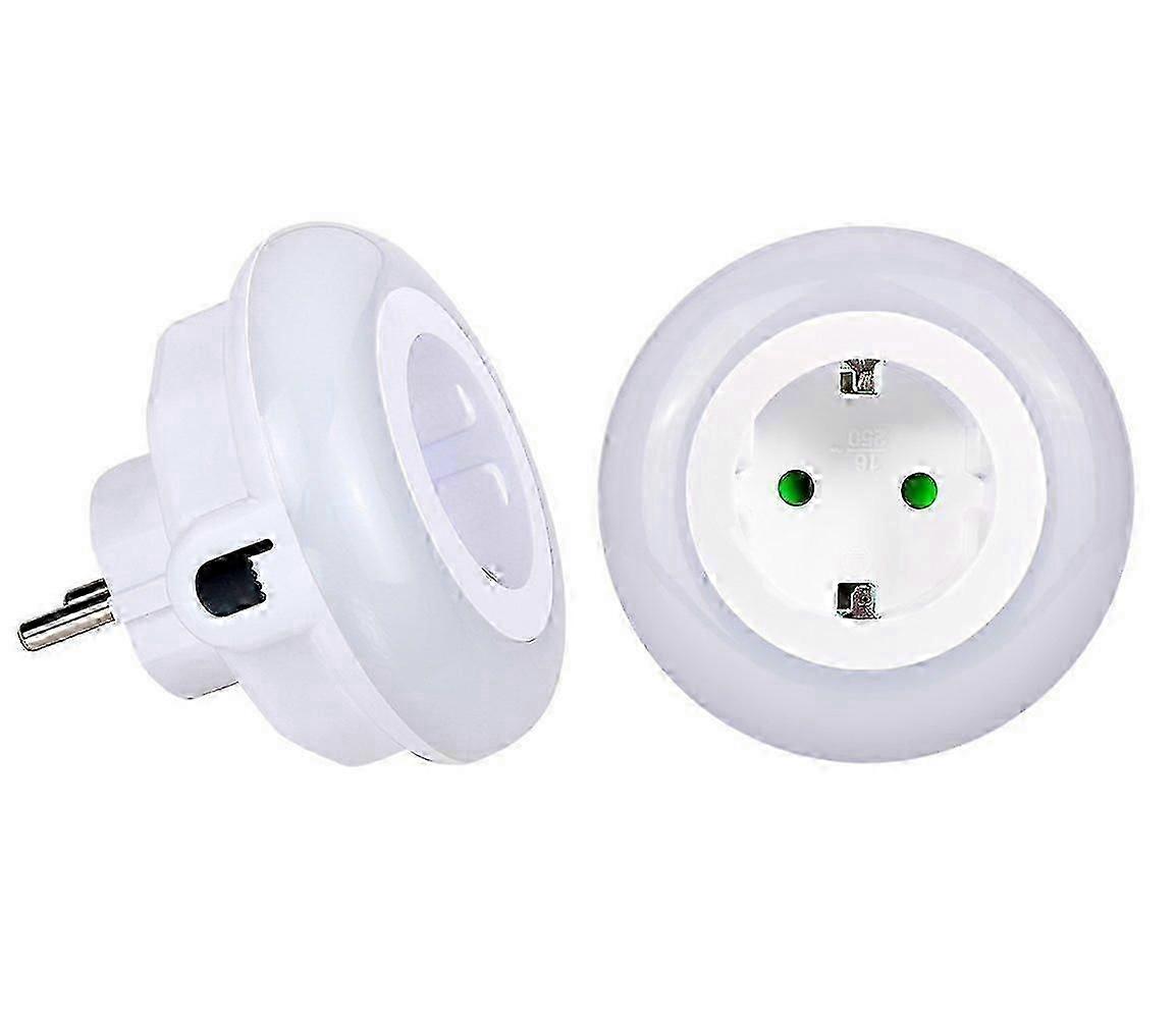 Led Socket Night Light With Built-in Socket Dusk Sensor Indicator Light Mood Lighting 0.6w 3 Colors
