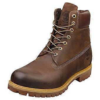Timberland Premium 6 In Waterproof Mens Ankle Boots in Brown