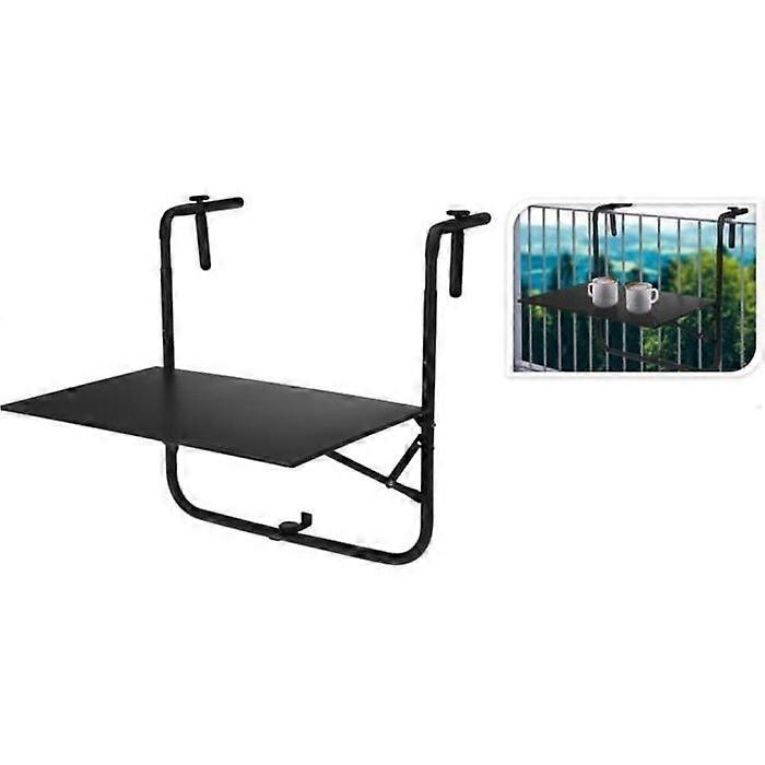 ProGarden Table de balcon gris foncé mat