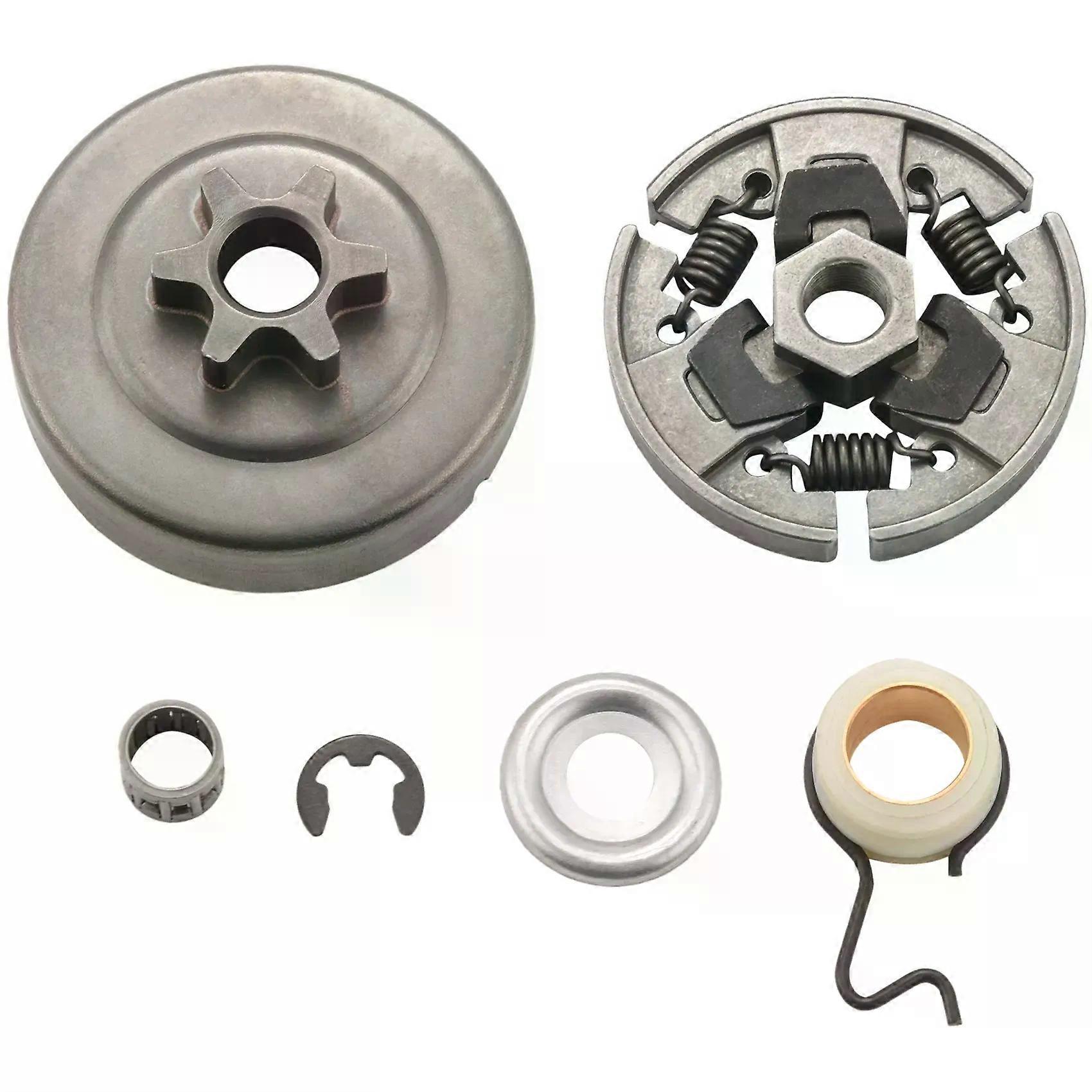 Sprocket Clutch 3/8 Inch For 017 018 021 023 025 Ms170 Ms180 Ms210 Ms230 Ms250 Chainsaw With Washer E-Clip Kit Replace 1123 640