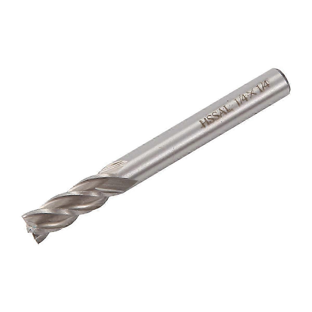 Endefres, fresebits, 4 skjær, 1/4" skaft, 1/4" diameter