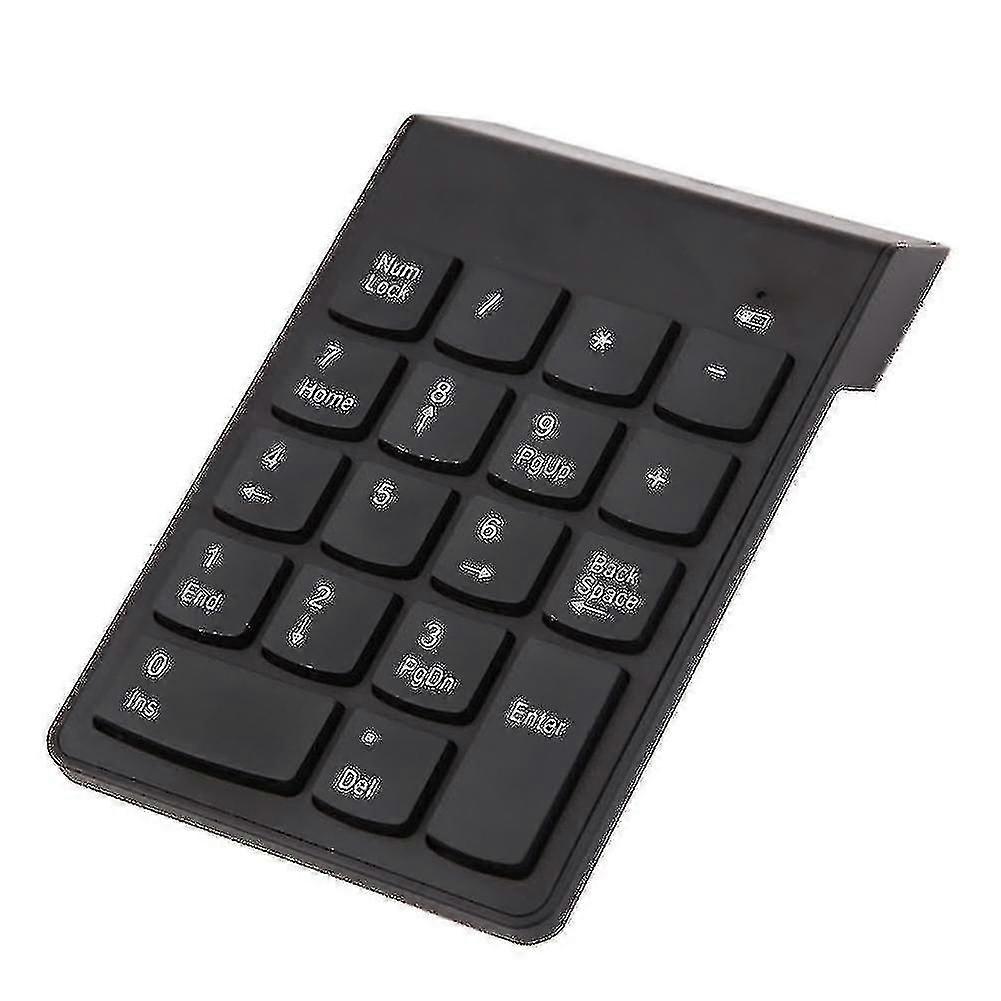 Black Keyboard 18 Keys Mini Numpad Wireless Bluetooth Numeri - Aespa