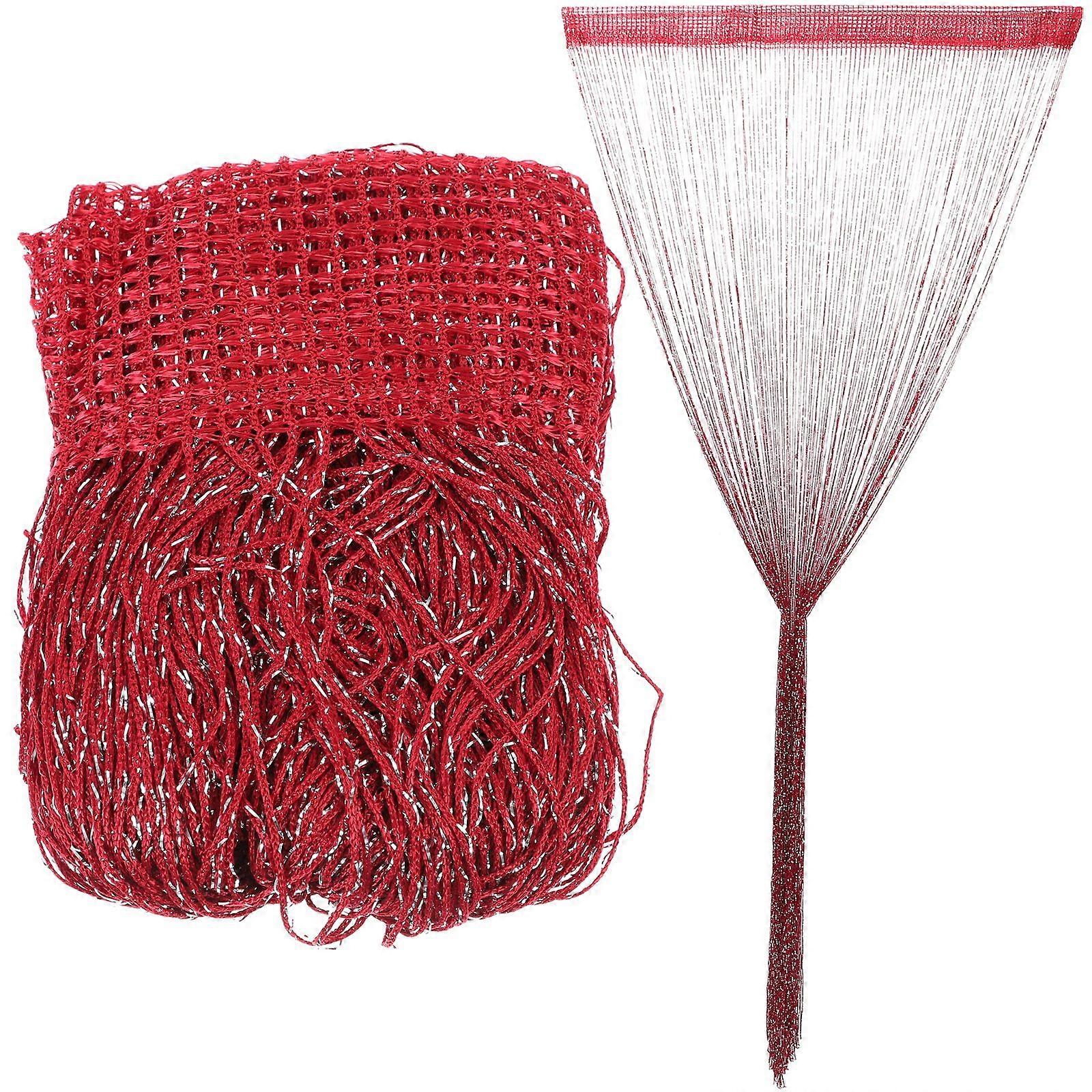 2Pcs Door String Curtain String Partition Tassel Screen Curtain for Hallway Entrance Bedroom Doorway