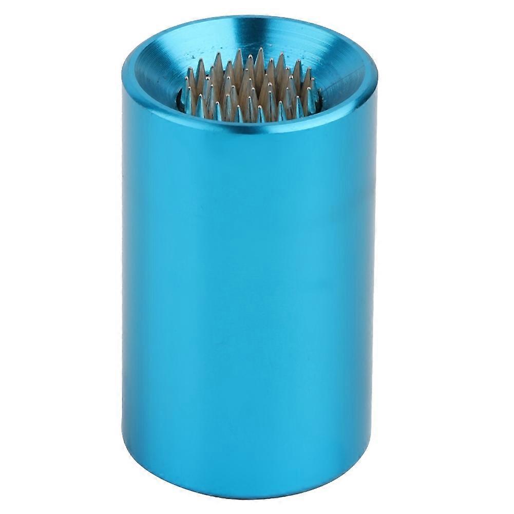 Portable 2en1 Billiard Cue Tip Outil Pool Stick Shaper Réparation Scuffer Pick (Bleu)