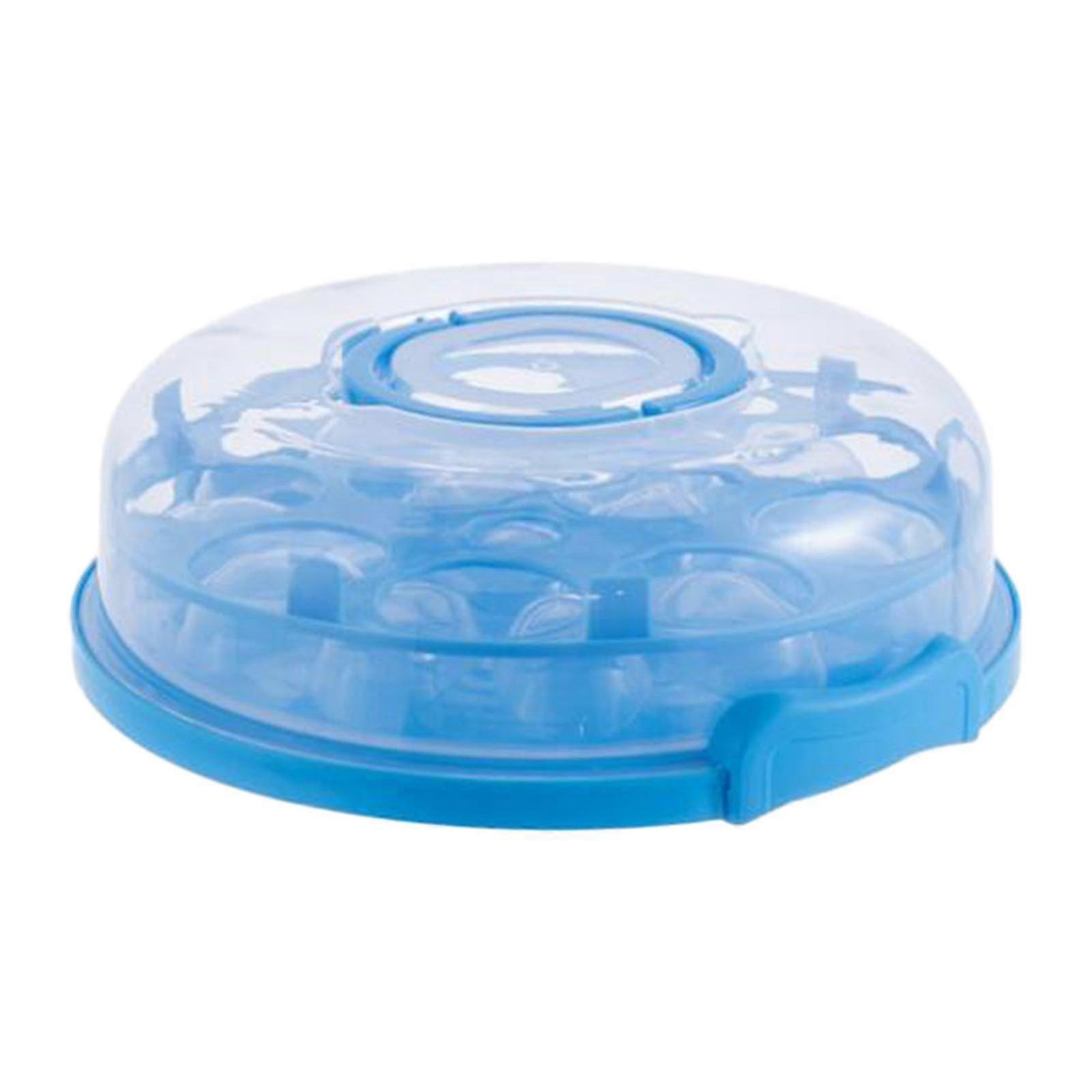 Cake Carrier with Lid & Handle, Cupcake Saver Container for Transport Storage, Party Picnic Use