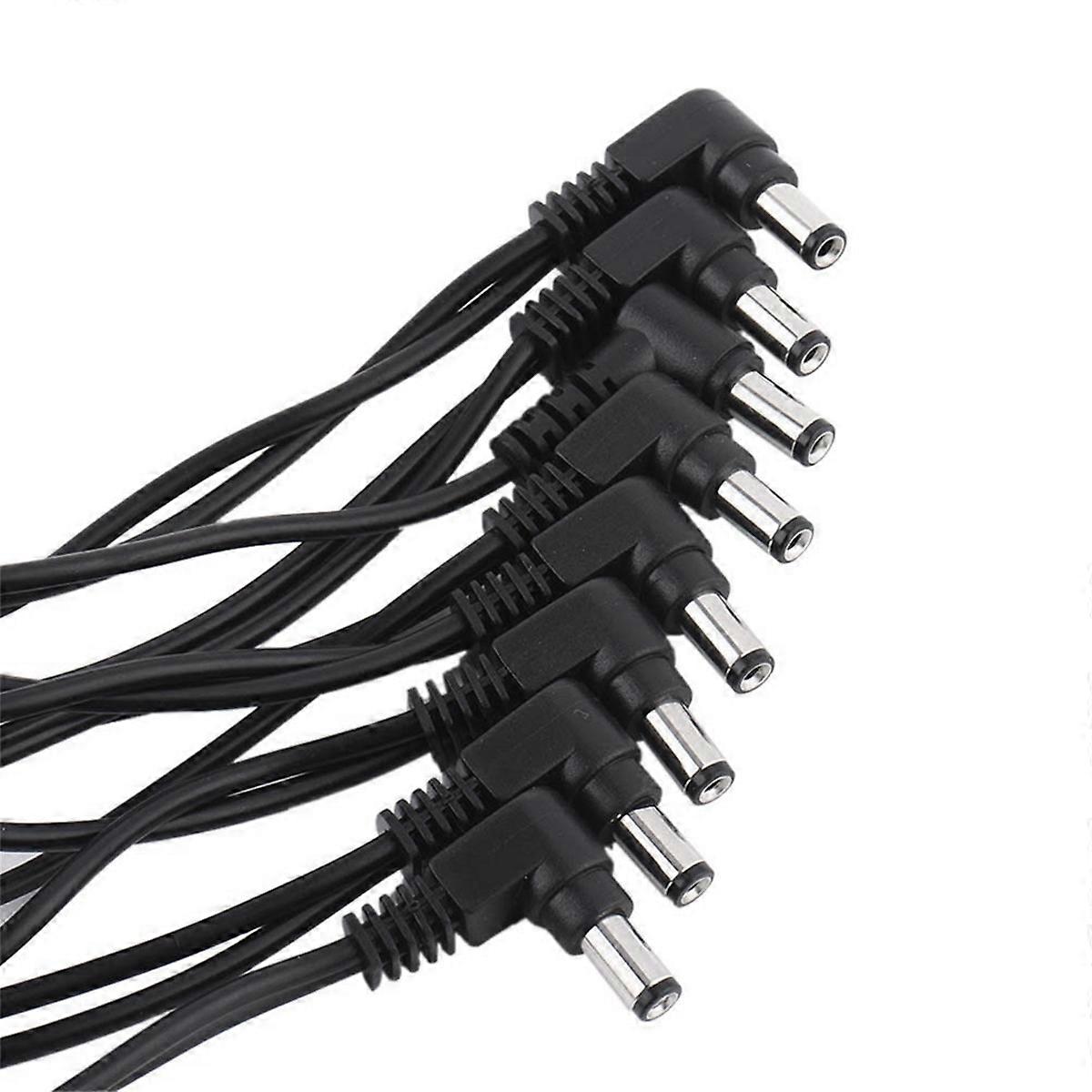 Daisy Chain Cable 1 to 5 Ways Guitar Effect Pedal 9V Plug Power Cord
