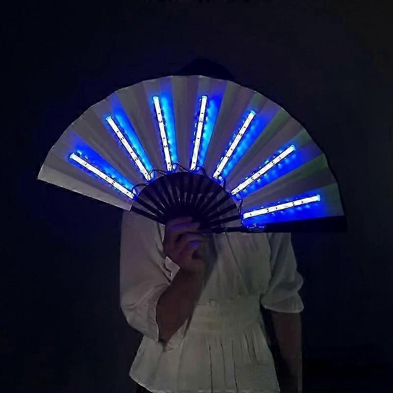 10" sammenleggbar LED-glødevifte for nattfester, DJ, bar, klubb og ytelse