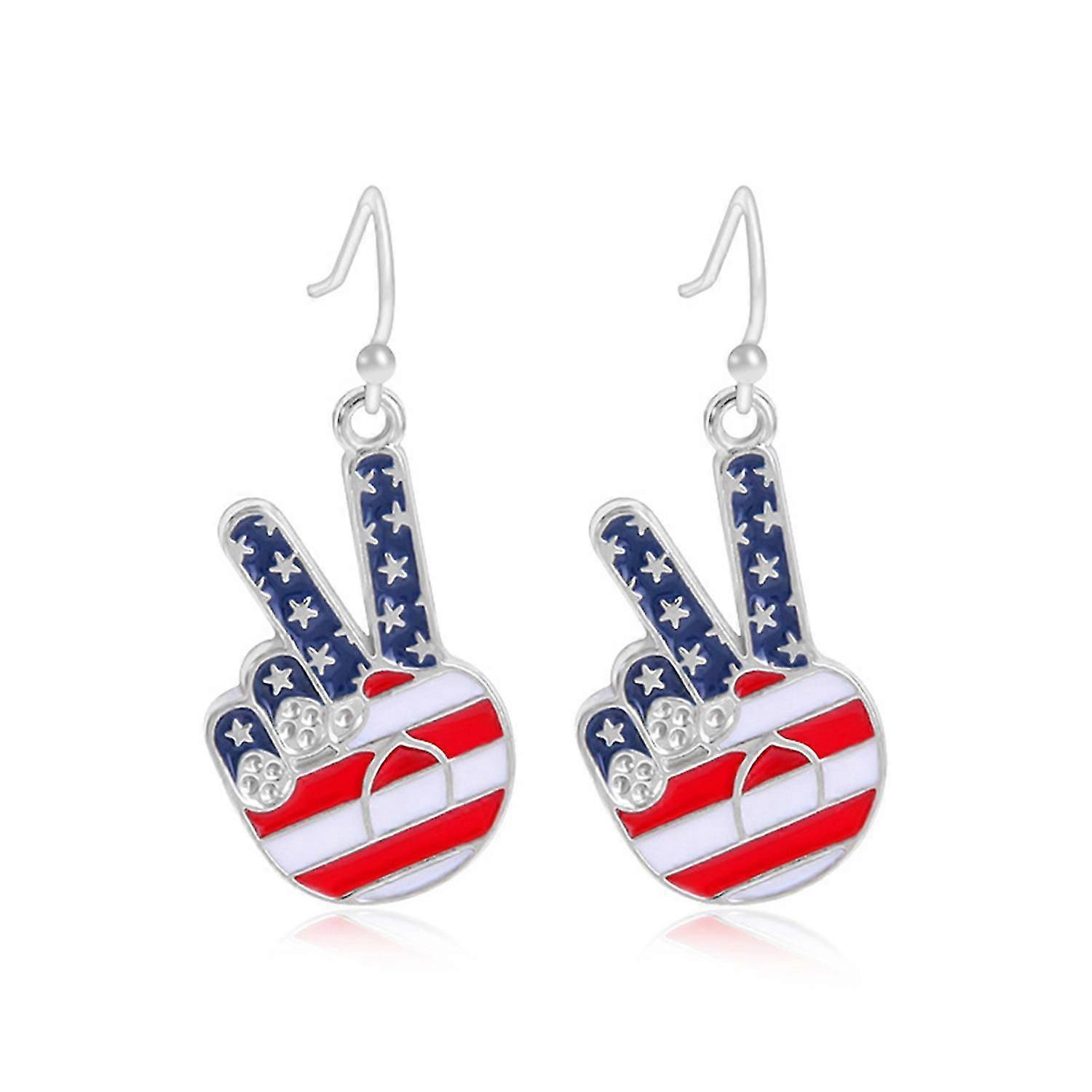 1 Pair Dangle Earrings Multi-styles Geometric Pattern Vintage Non-allergenic Painless Wearing Decora