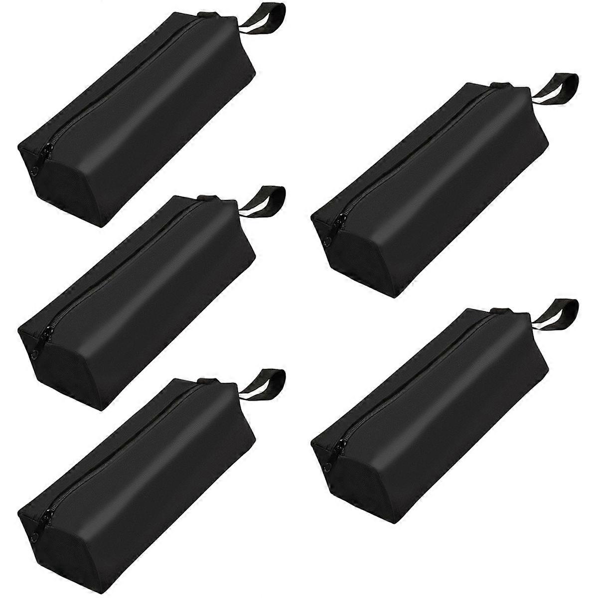 5Pack Small Tool Bag Multi-Purpose Tool Pouch Bags Flat Bottom Zipper Bag Waterproof Oxford Canvas T