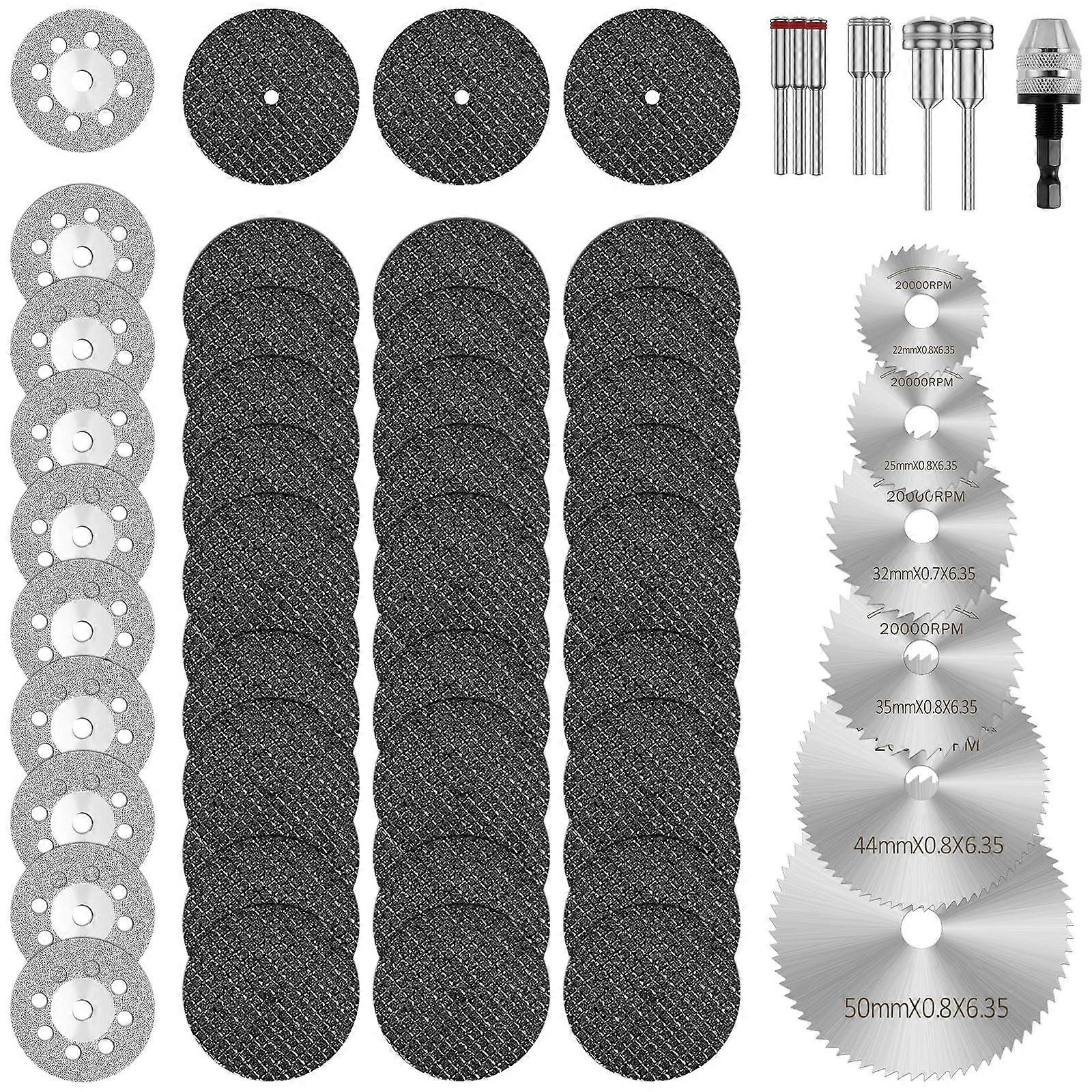 60Pcs Cutting Wheel Set Rotary Tool Mini Cut Off Wheels High Efficient