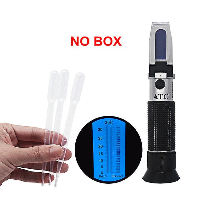 Beer Refractometer Brix 32% Wort Atc For Refractometer Beer Handheld Tool Hydrometer Concentration Spirits Test Refractometer.