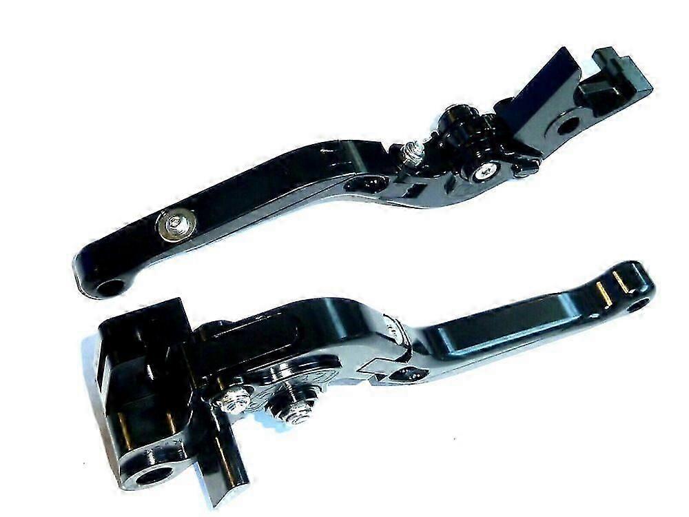KAWASAKI Z900 2017-2024 FOLDING EXTENDING BLACK BRAKE + CLUTCH LEVERS ROAD TRACK